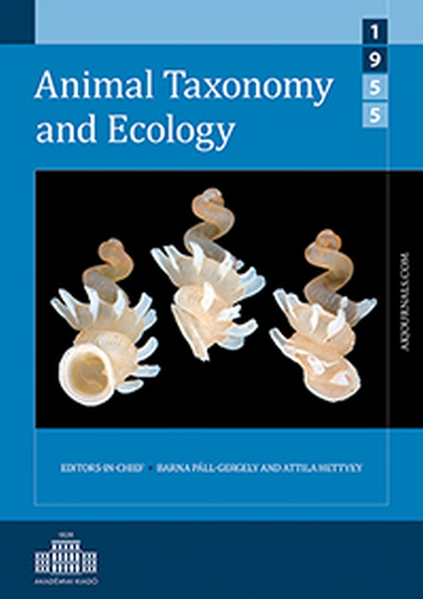 Animal Taxonomy and Ecology cover